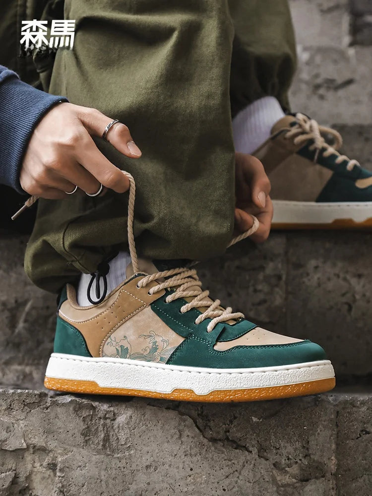 Colour Block Low-Top Sneakersㅤ