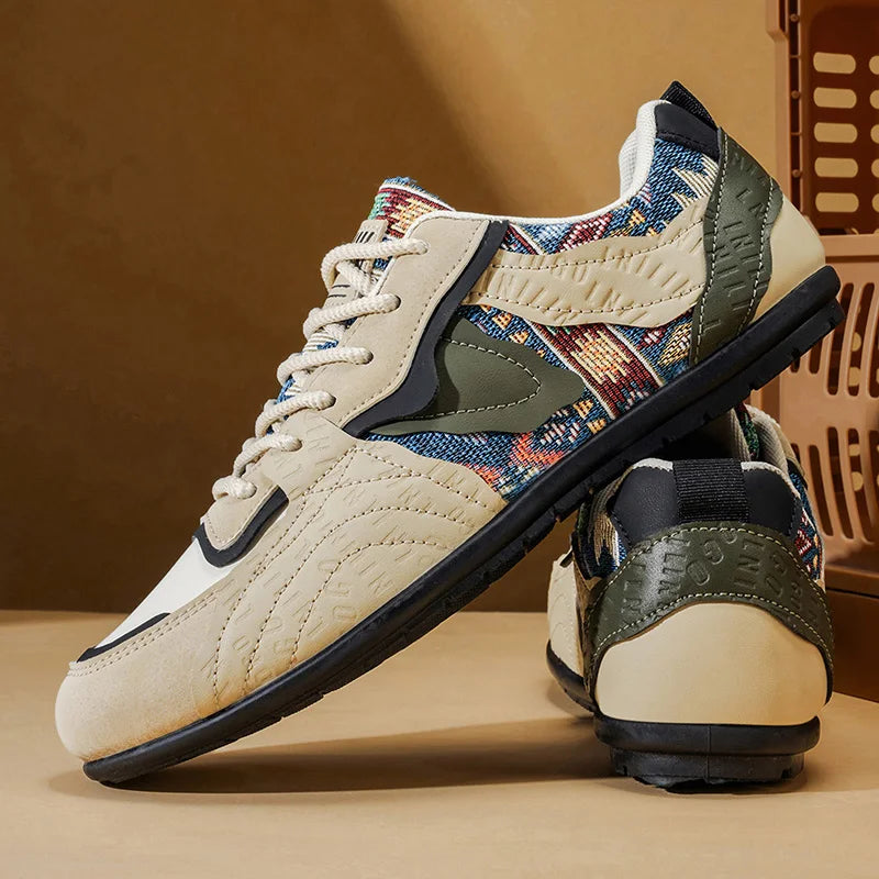 Tribal Weave Trainer Sneakers