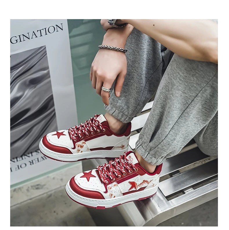 Dragon Relief Leather Sneakersㅤ