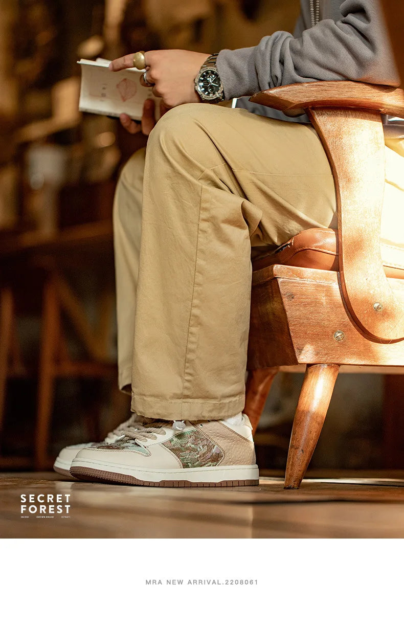 Secret Forest Oil-Paint Sneakersㅤ