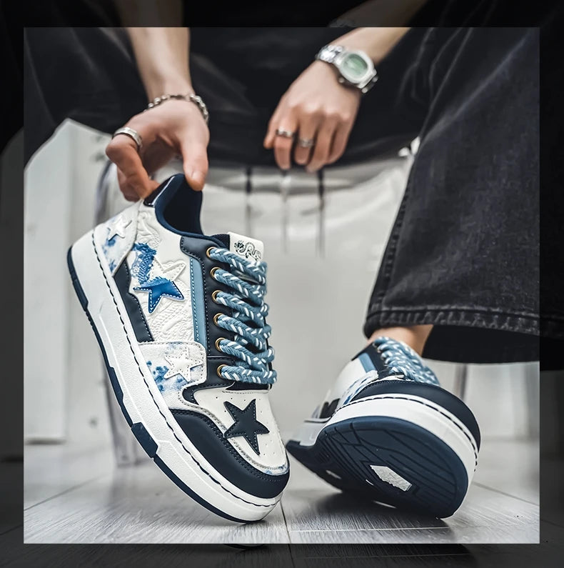 Dragon Relief Leather Sneakersㅤ