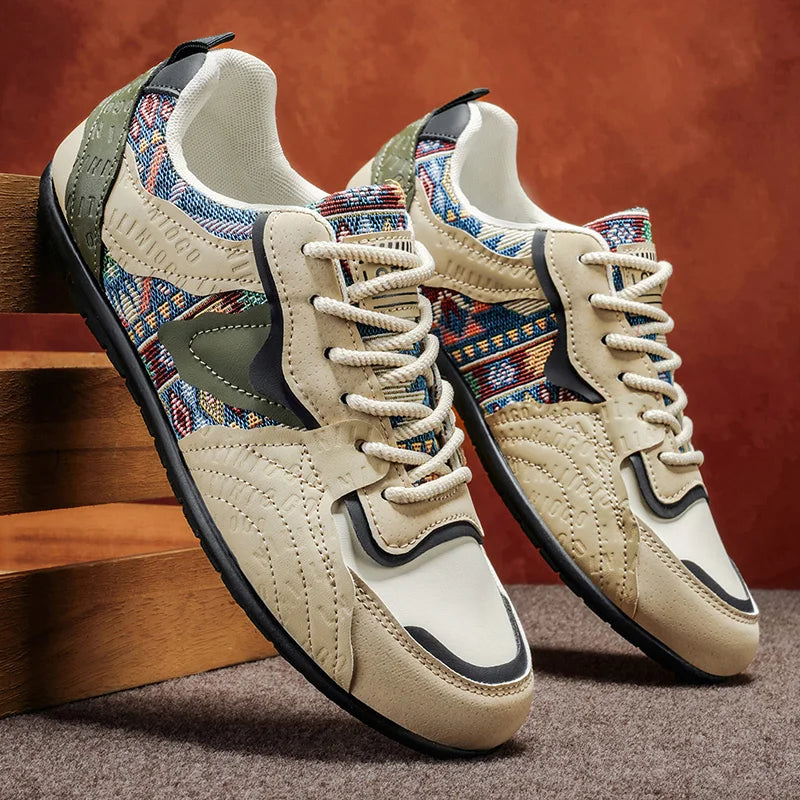 Tribal Weave Trainer Sneakers