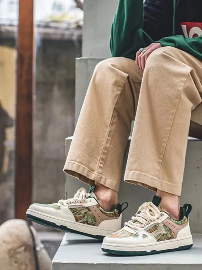 Starry Night Skate Sneakers, after Van Goghㅤ
