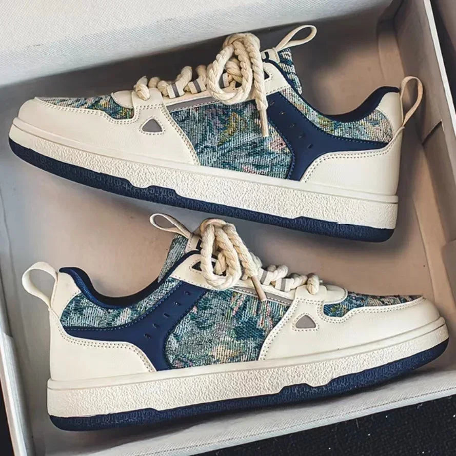 Starry Night Skate Sneakers, after Van Goghㅤ