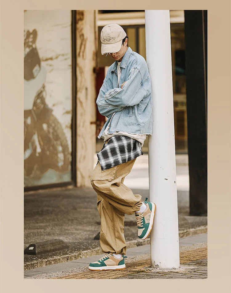 Colour Block Low-Top Sneakersㅤ