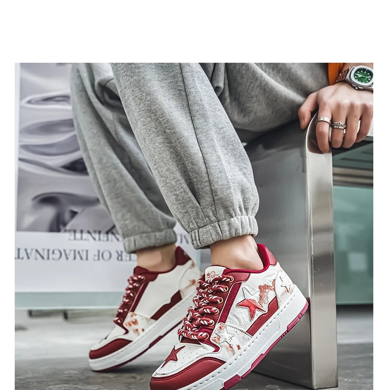 Dragon Relief Leather Sneakersㅤ