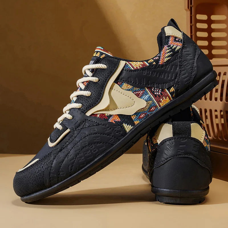 Tribal Weave Trainer Sneakers