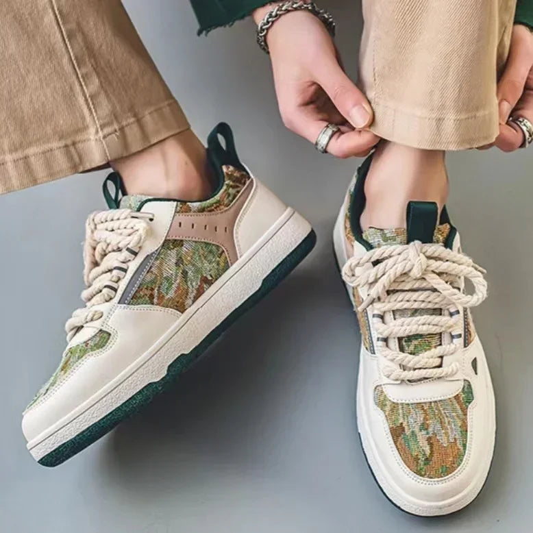 Starry Night Skate Sneakers, after Van Goghㅤ