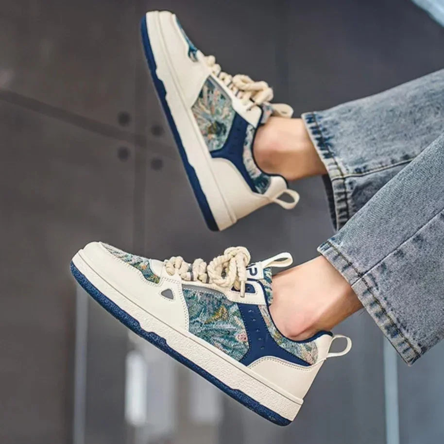 Starry Night Skate Sneakers, after Van Goghㅤ