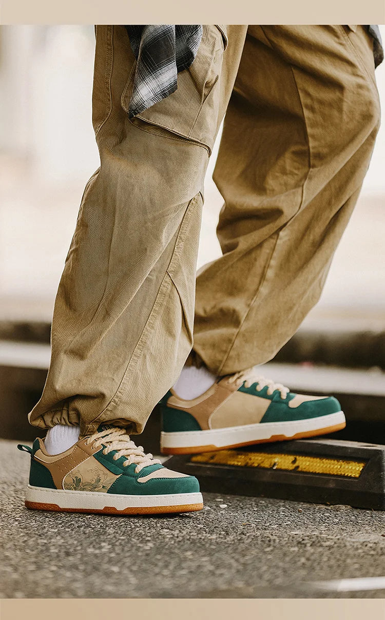Colour Block Low-Top Sneakersㅤ