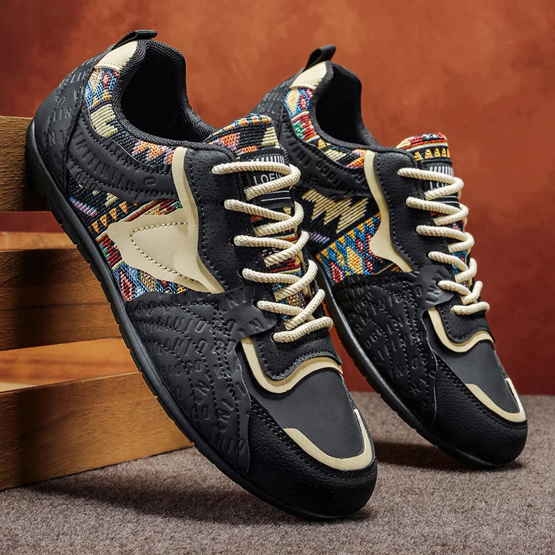 Tribal Weave Trainer Sneakers