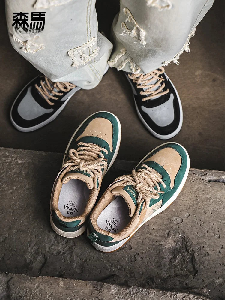 Colour Block Low-Top Sneakersㅤ