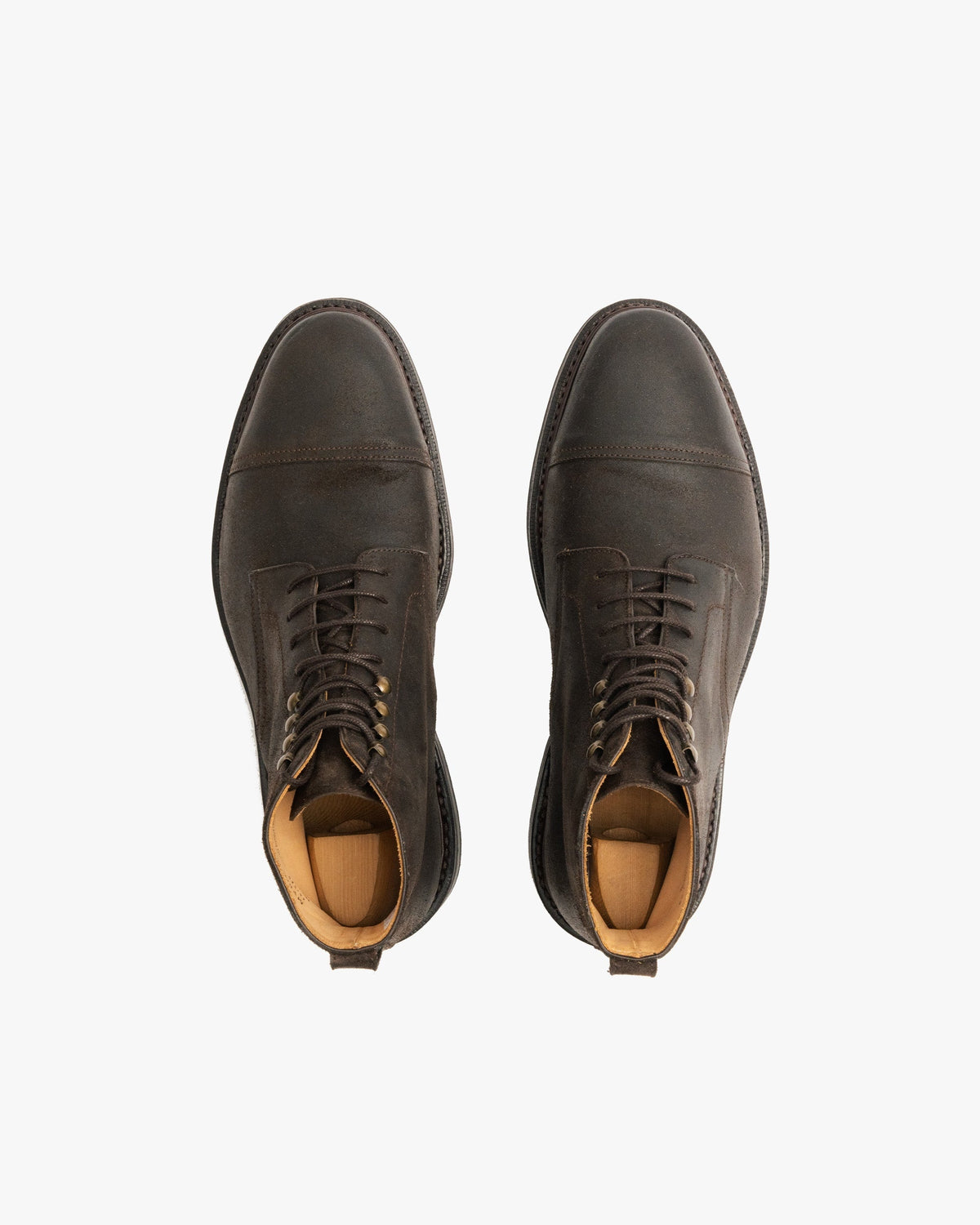 Stormont Storm Welt Boot – Brown Waxed Suede