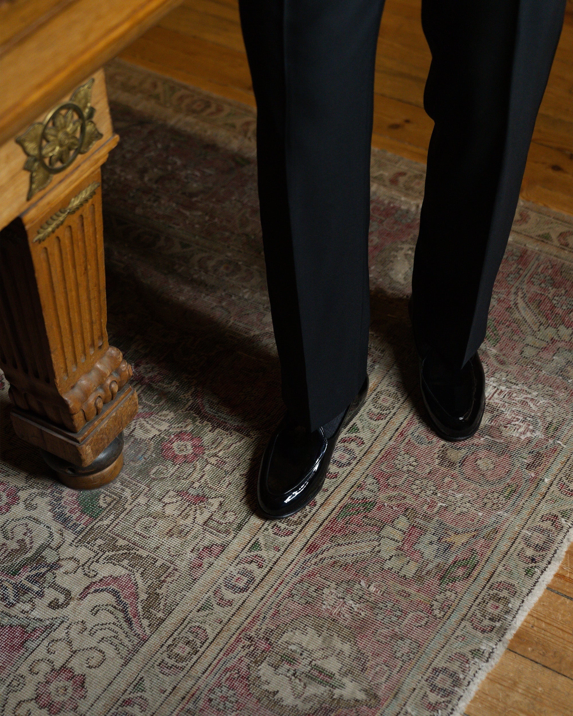 Bellamy Belgian Loafer – Black Patent Leather