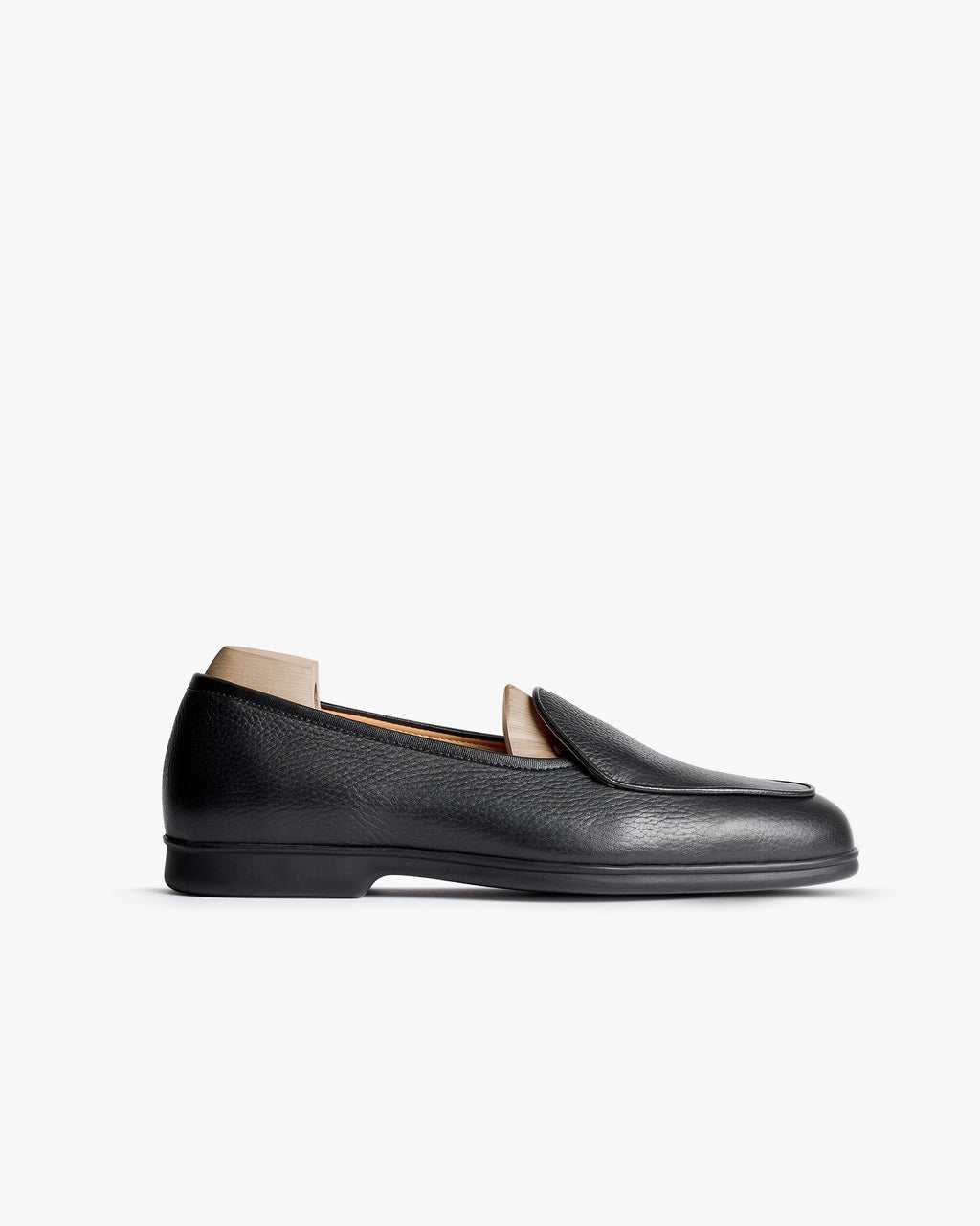 Bellamy Walker Loafer – Black Natural Grain