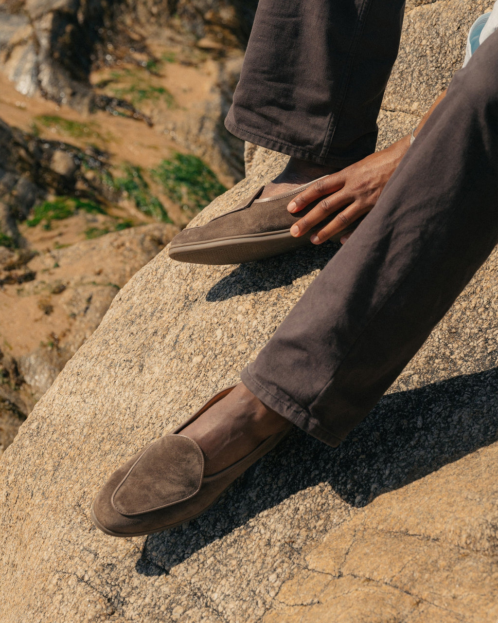 Bellamy Walker Loafer – Taupe Suede