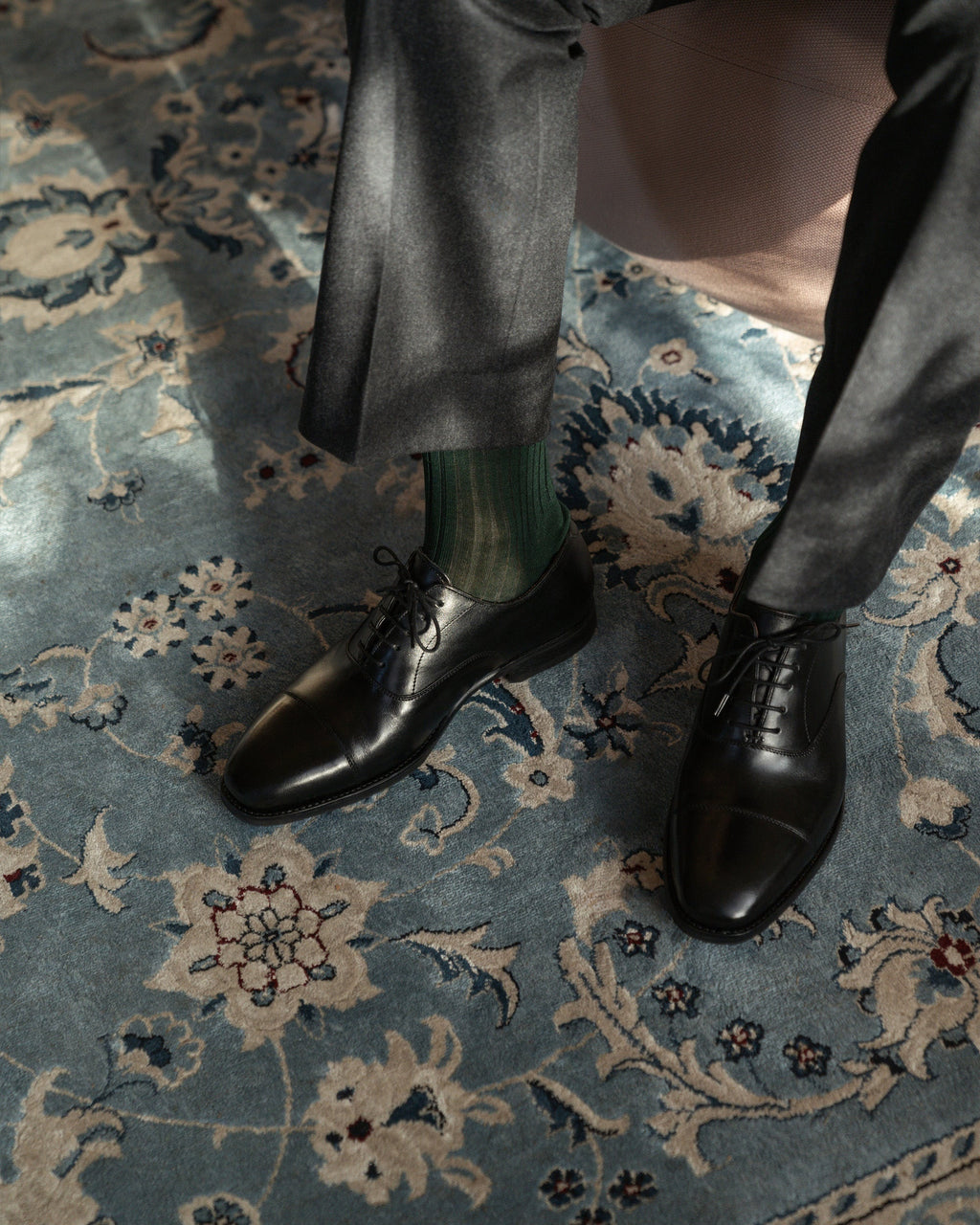 Norwood Cap-Toe Oxford – Black Calf