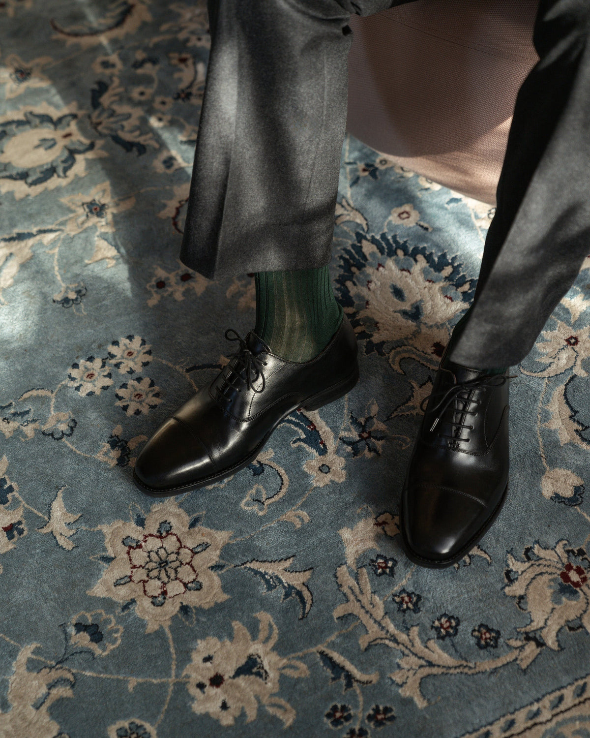 Norwood Cap-Toe Oxford – Black Calf