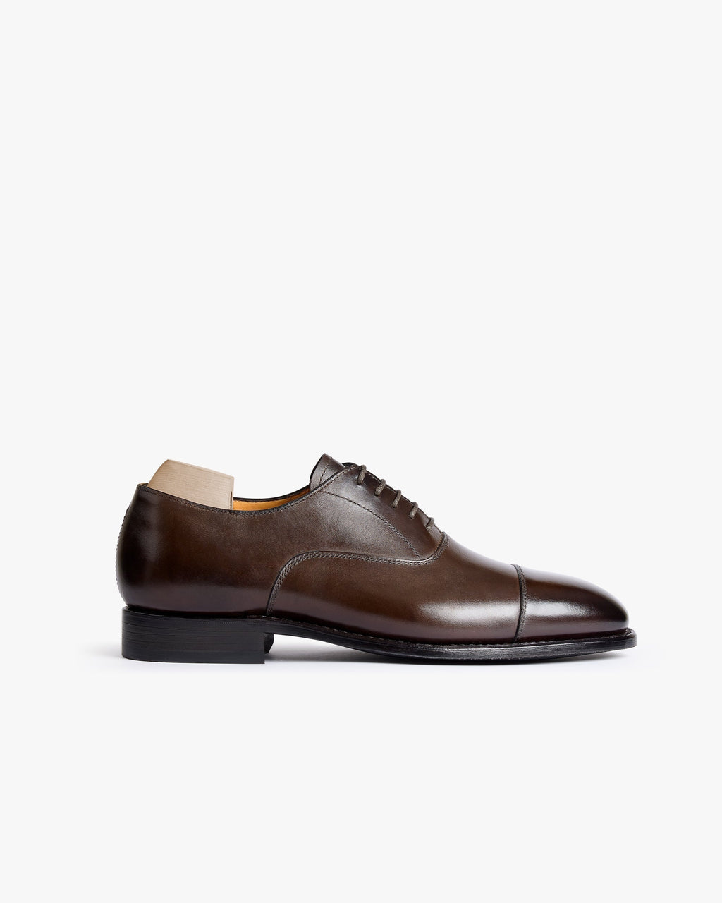 Norwood Cap-Toe Oxford – Dark Brown Calf