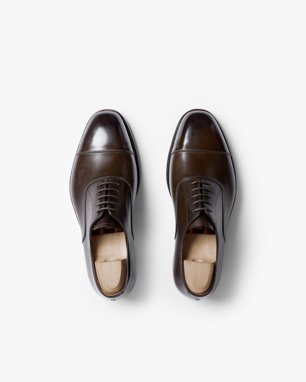 Norwood Cap-Toe Oxford – Dark Brown Calf