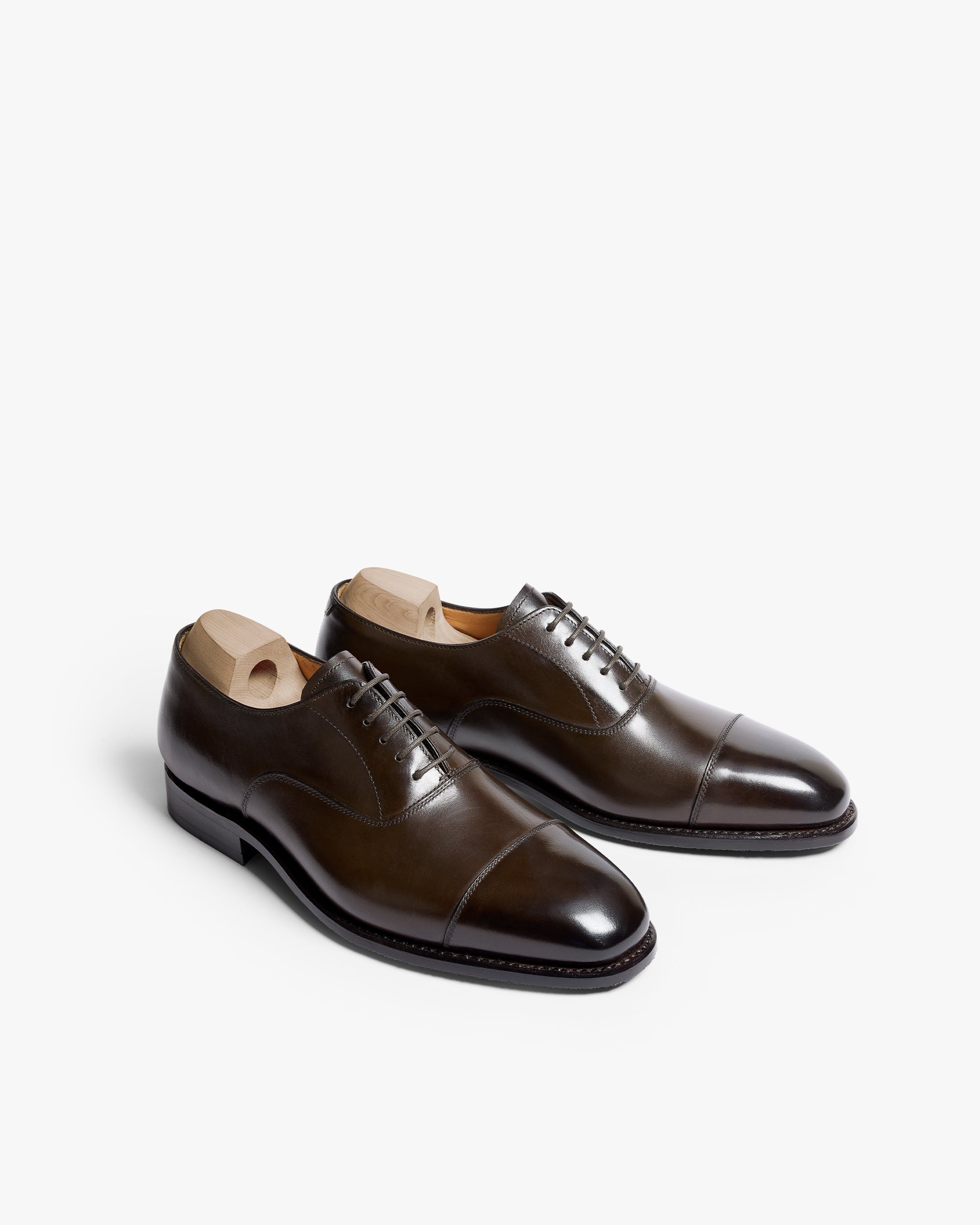 Norwood Cap-Toe Oxford – Dark Brown Calf