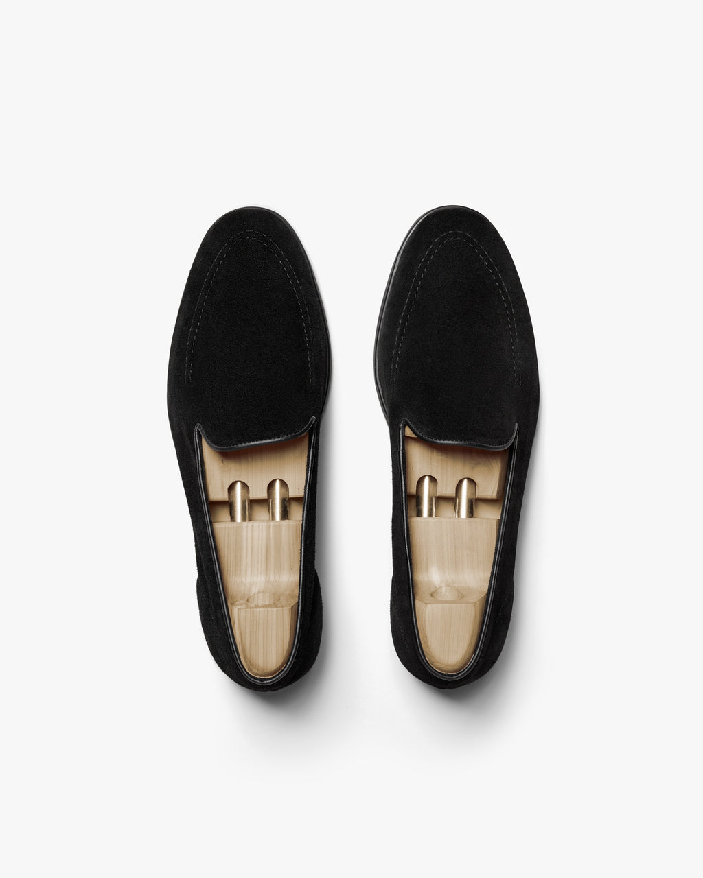 Rivo Slip-On Loafer – Black Suede