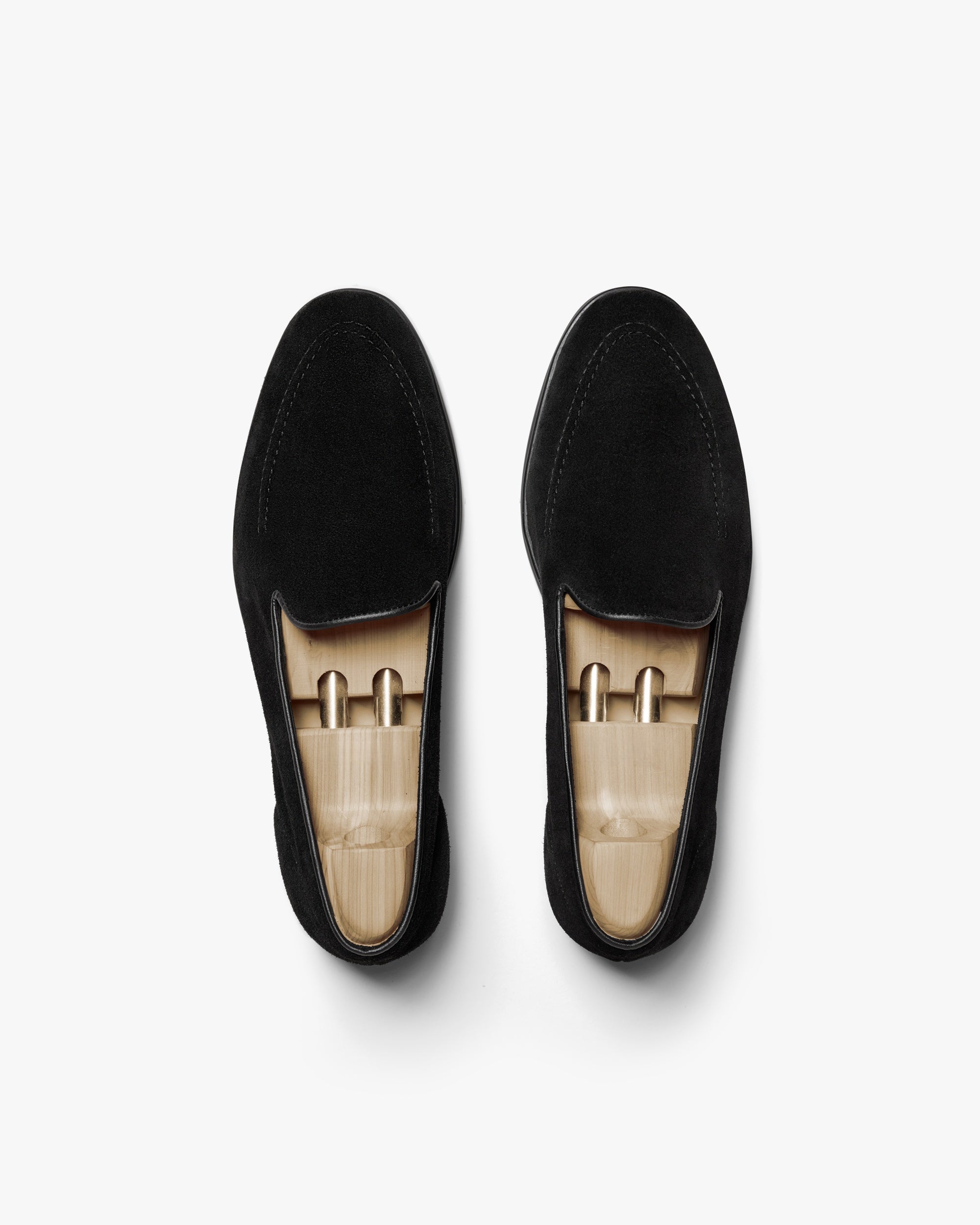 Rivo Slip-On Loafer – Black Suede