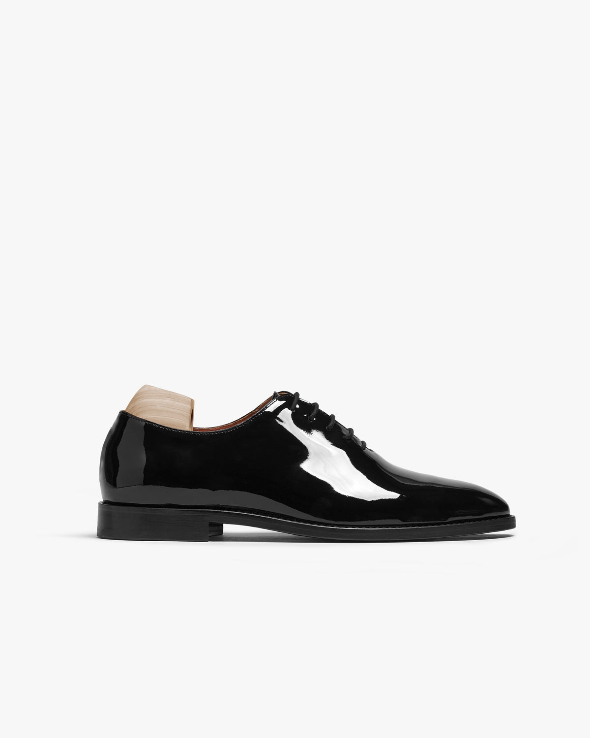 Regent Whole-Cut Oxford – Black Patent Leather