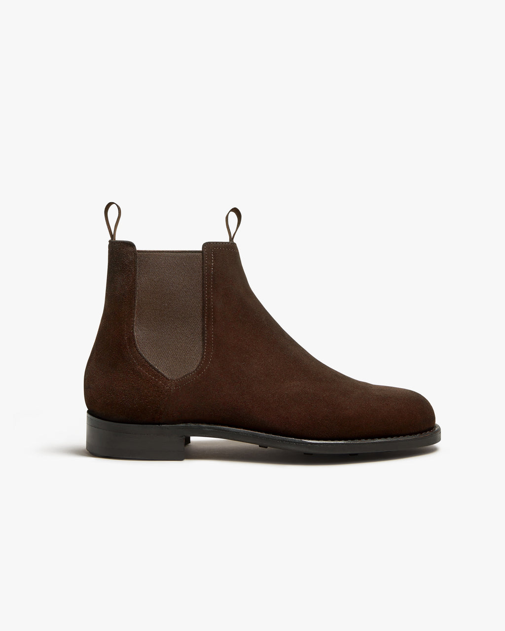 Whitlock Chelsea Boot – Dark Brown Suede