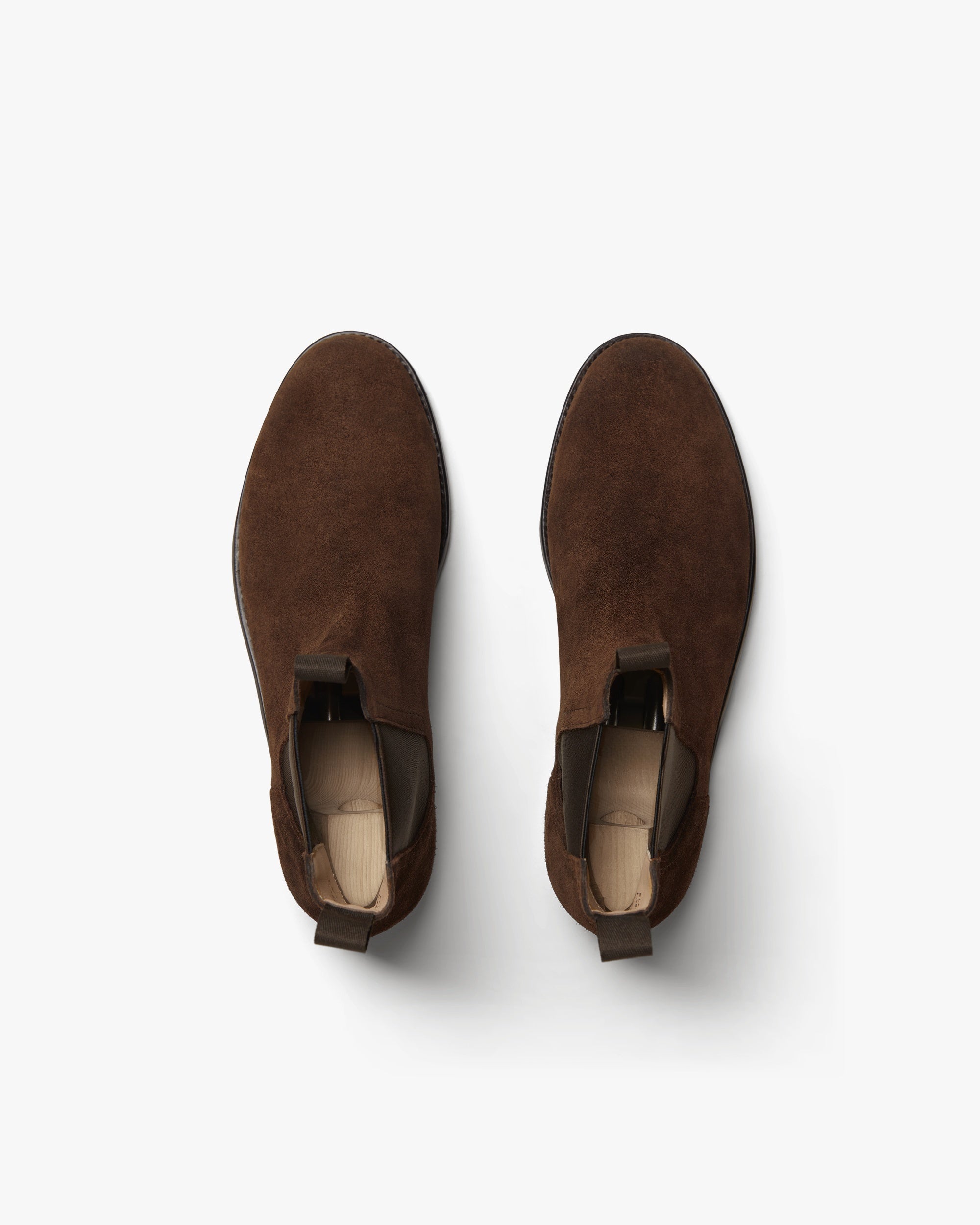 Whitlock Chelsea Boot – Dark Brown Suede