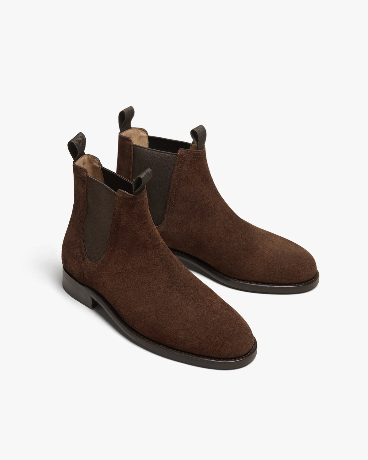 Whitlock Chelsea Boot – Dark Brown Suede