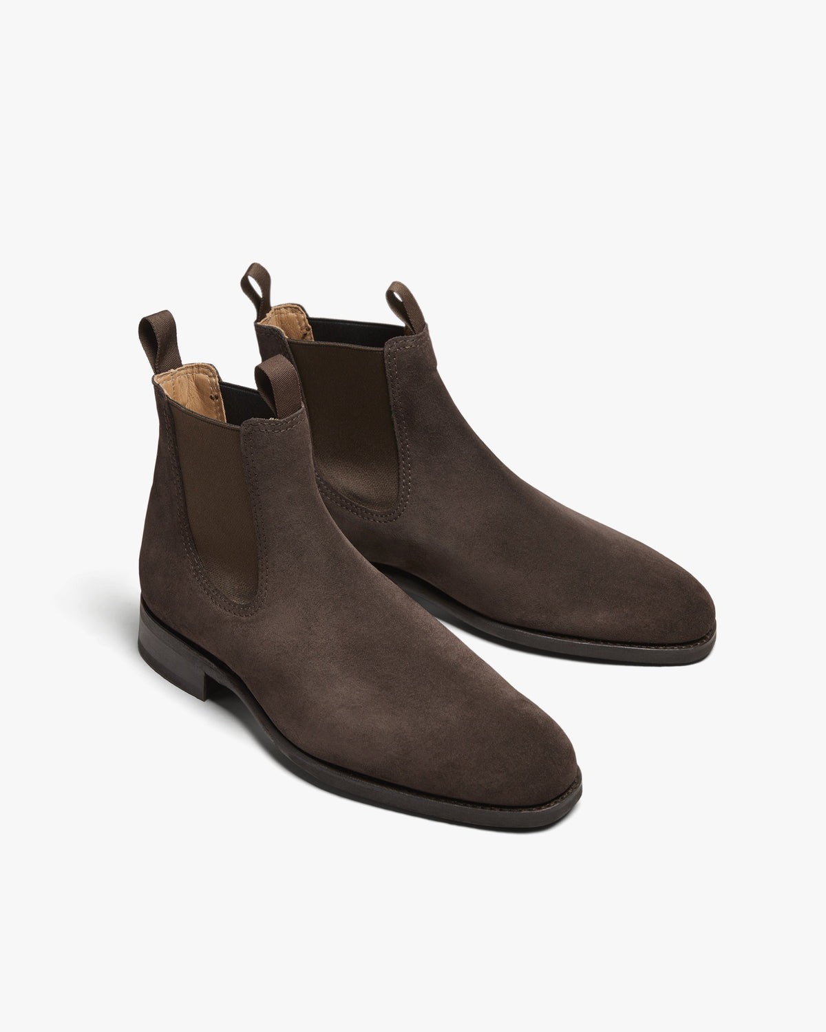 Halton Chelsea Boot – Dark Brown Suede