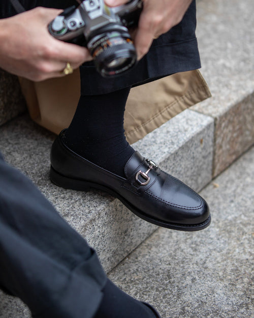 Ascot Horsebit Loafer – Black Calf