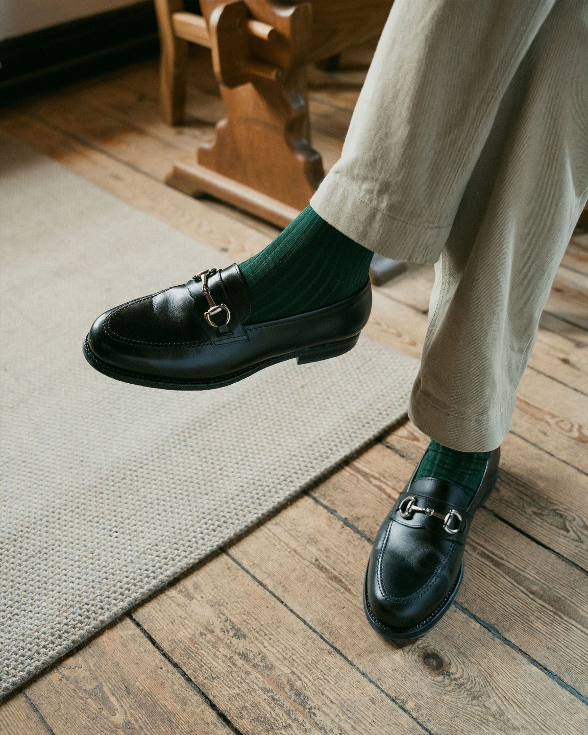 Ascot Horsebit Loafer – Black Calf