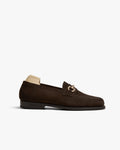 Ascot Horsebit Loafer – Dark Brown Suede