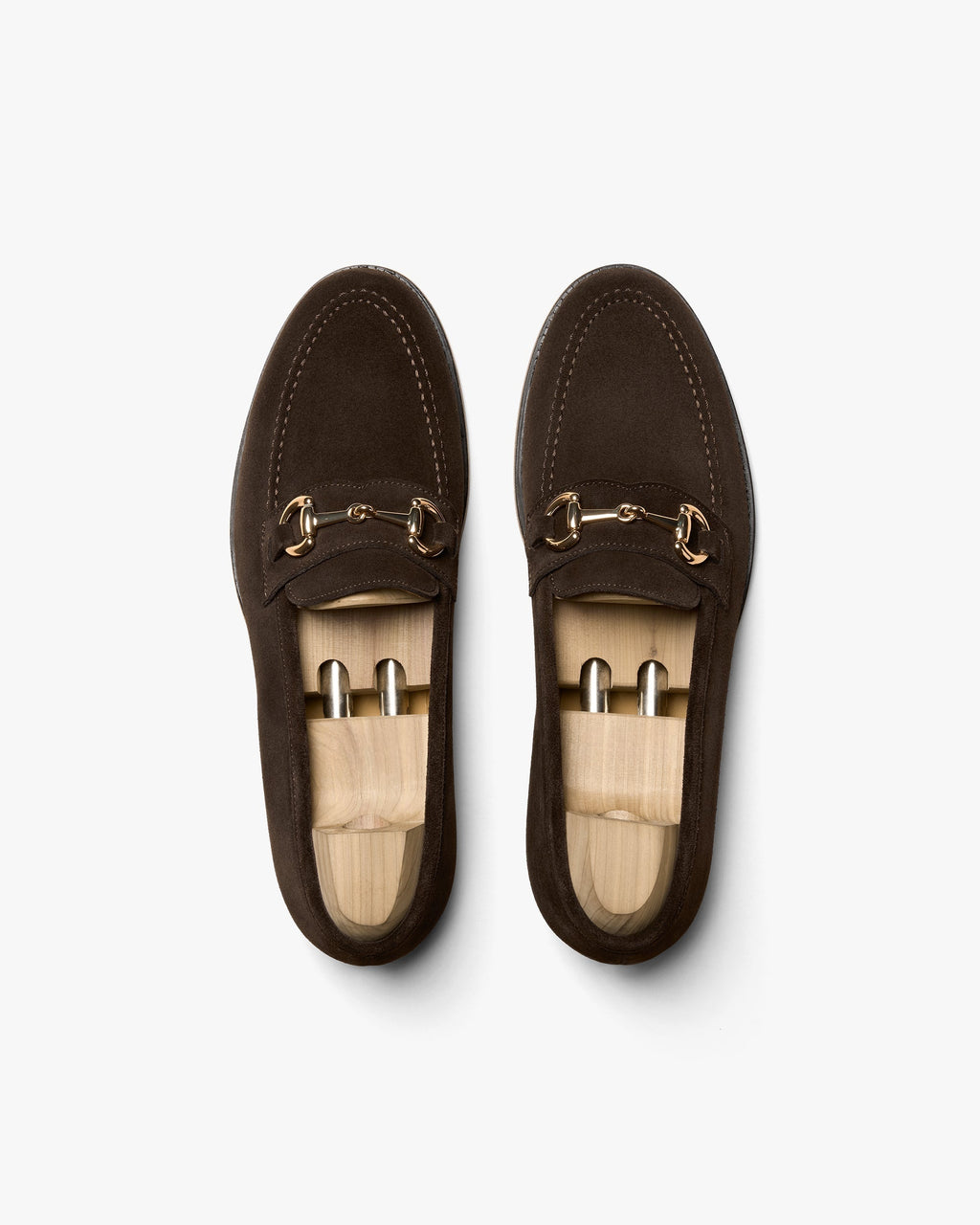 Ascot Horsebit Loafer – Dark Brown Suede