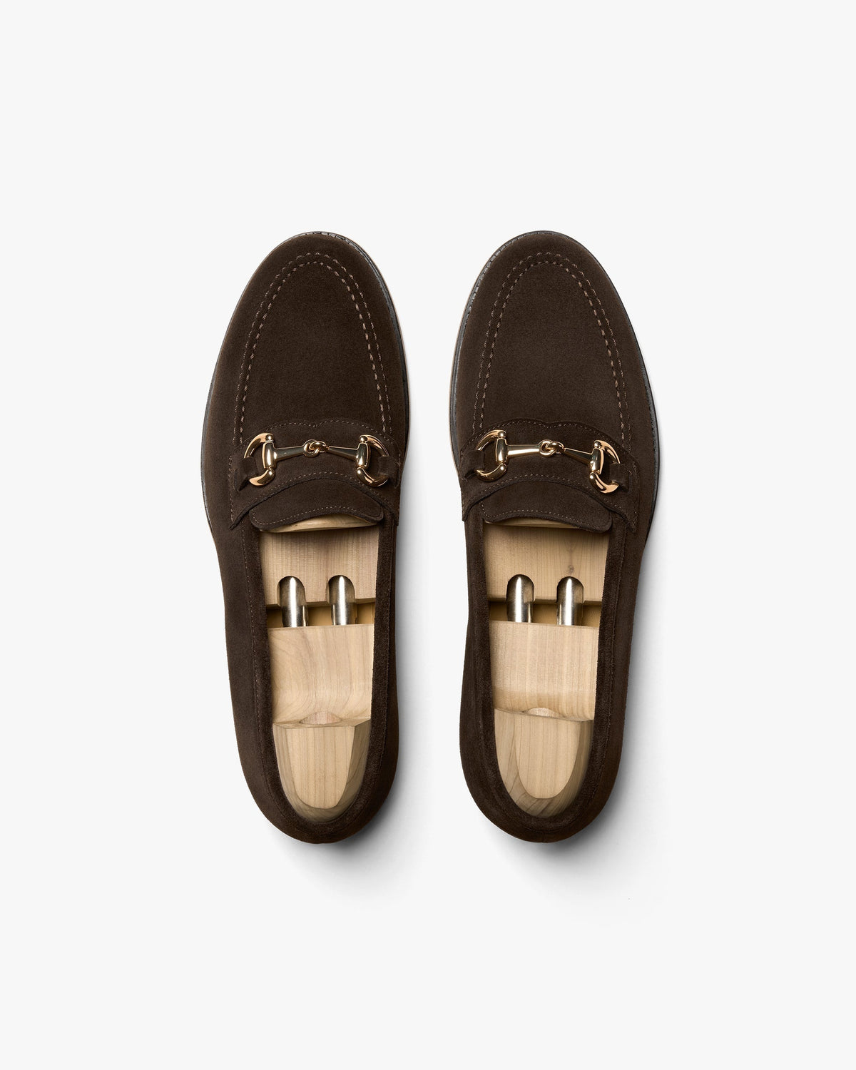 Ascot Horsebit Loafer – Dark Brown Suede
