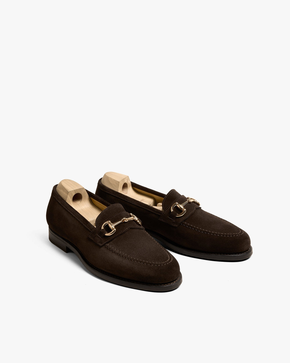 Ascot Horsebit Loafer – Dark Brown Suede