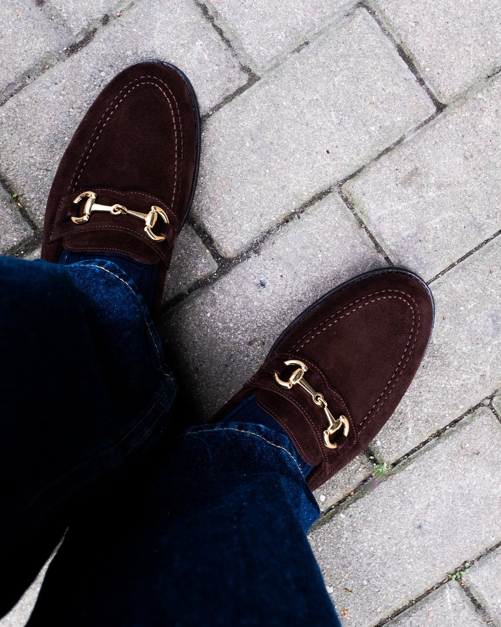 Ascot Horsebit Loafer – Dark Brown Suede