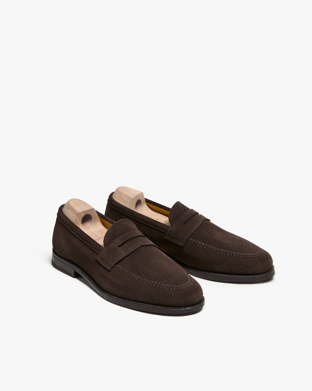 Marlow Penny Loafer – Dark Brown Suede