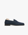 Marlow Penny Loafer – Navy Suede