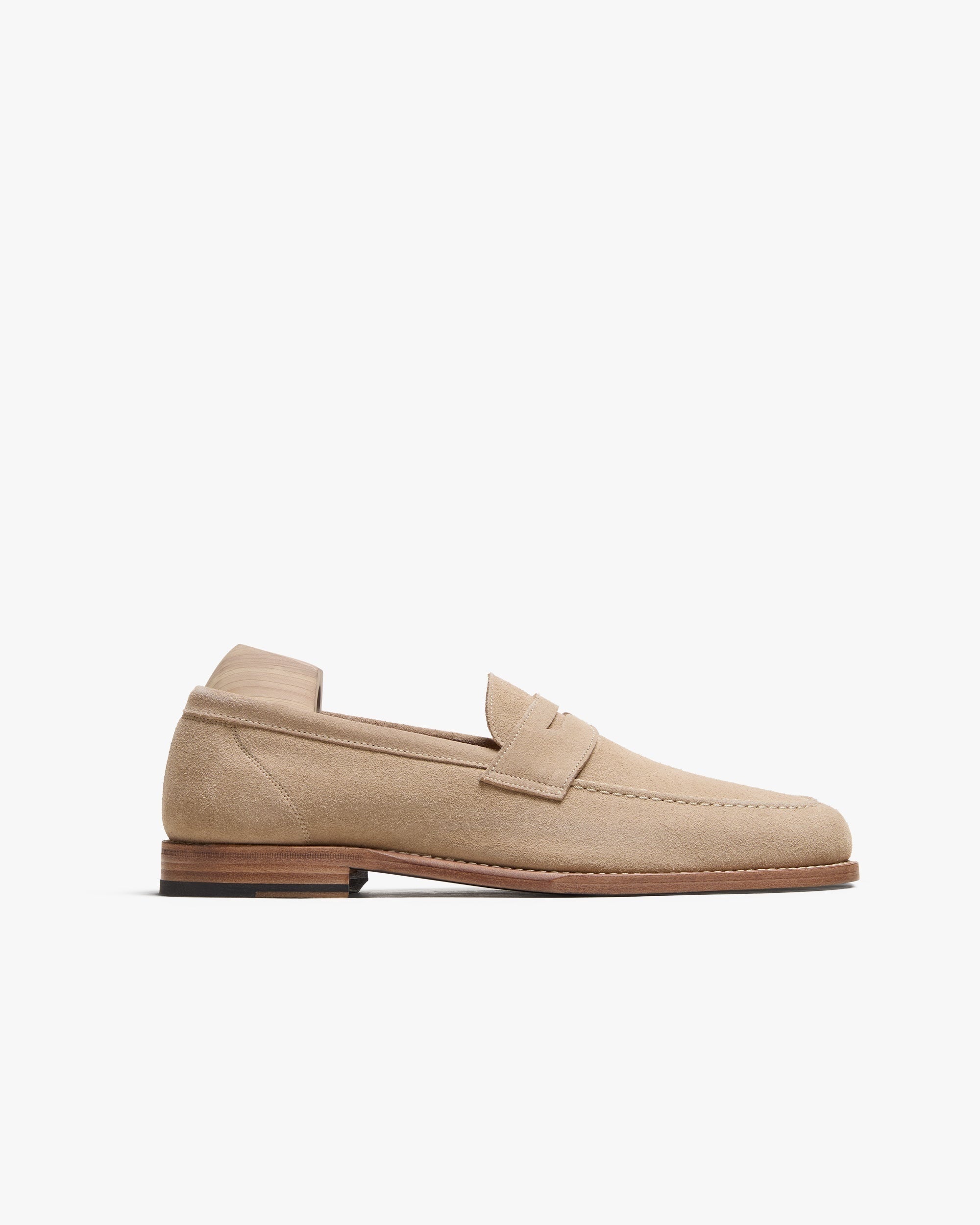 Marlow Penny Loafer – Sand Suede