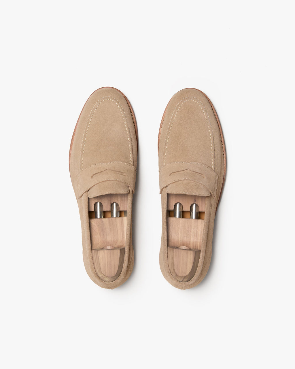 Marlow Penny Loafer – Sand Suede