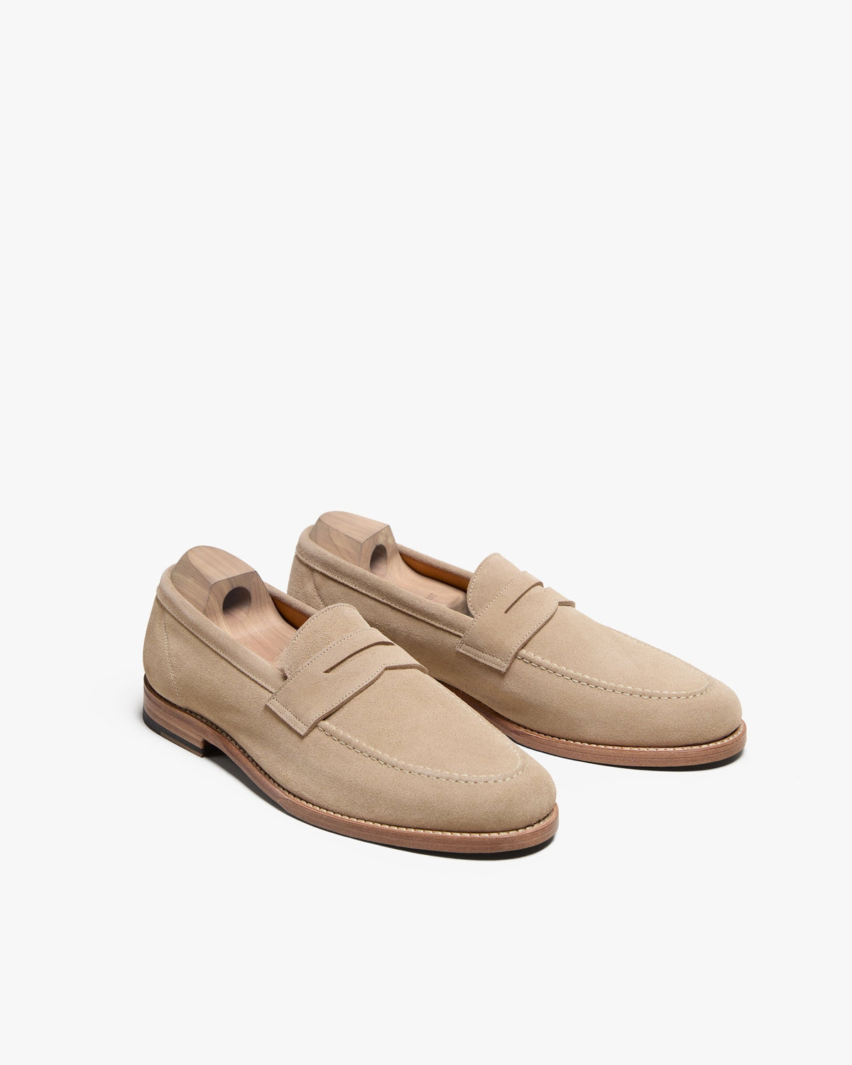 Marlow Penny Loafer – Sand Suede