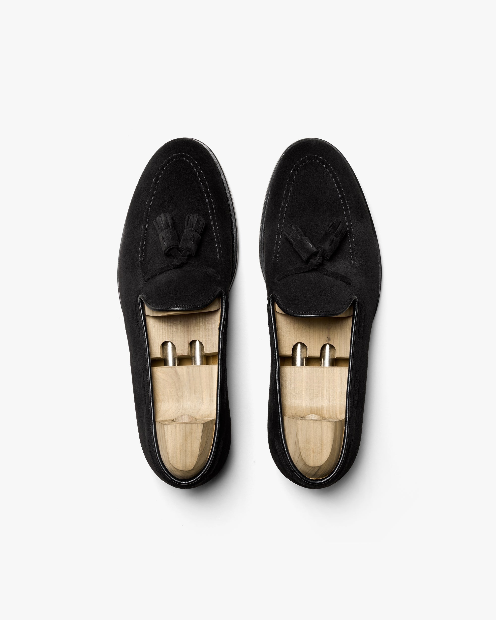 Radley Tassel Loafer – Black Suede