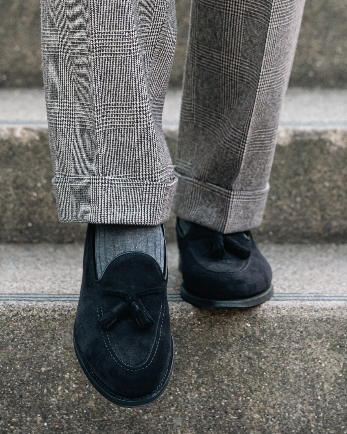 Radley Tassel Loafer – Black Suede