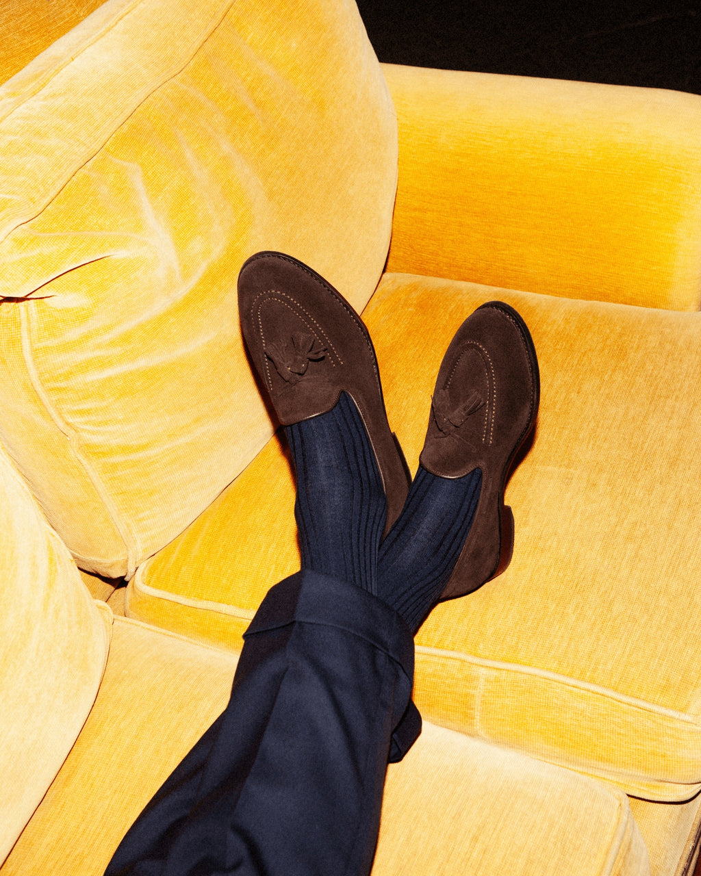 Radley Tassel Loafer – Dark Brown Suede