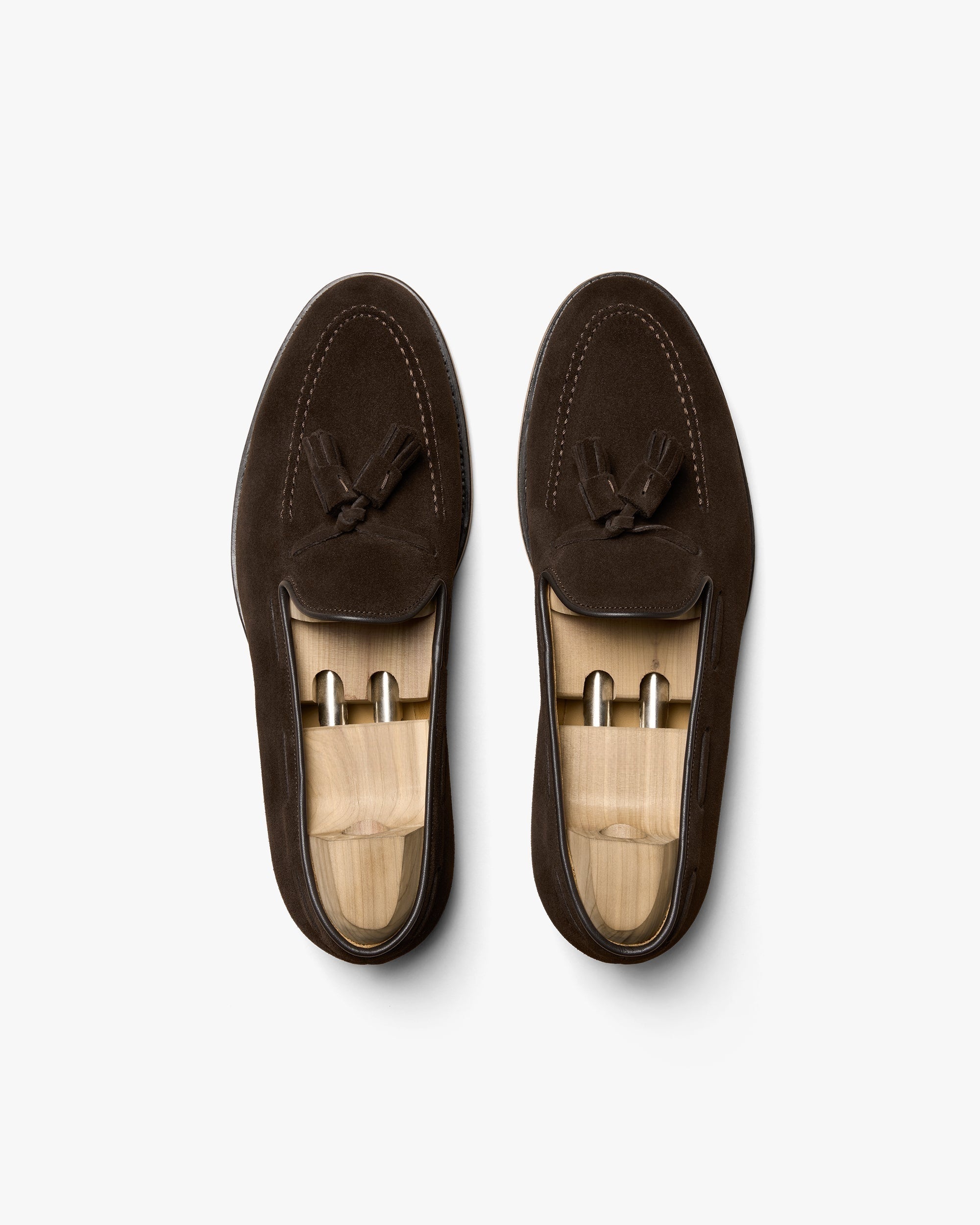 Radley Tassel Loafer – Dark Brown Suede
