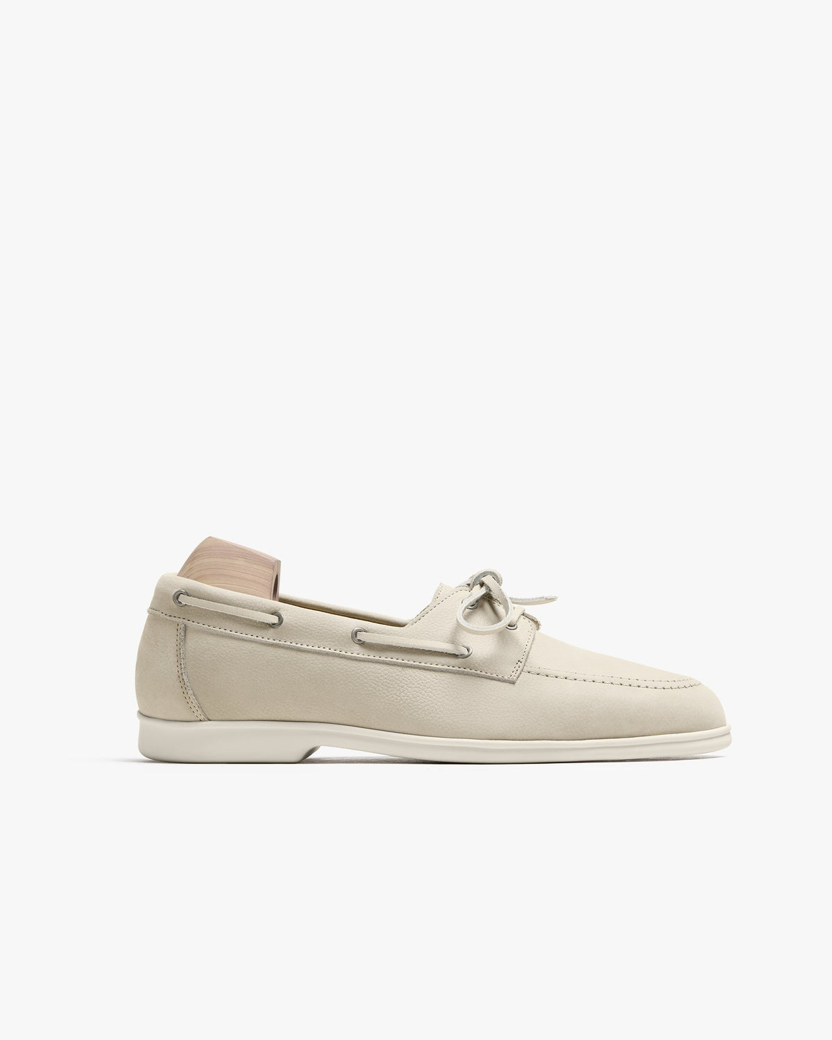 Harbor Boat Shoe – Beige Nubuck