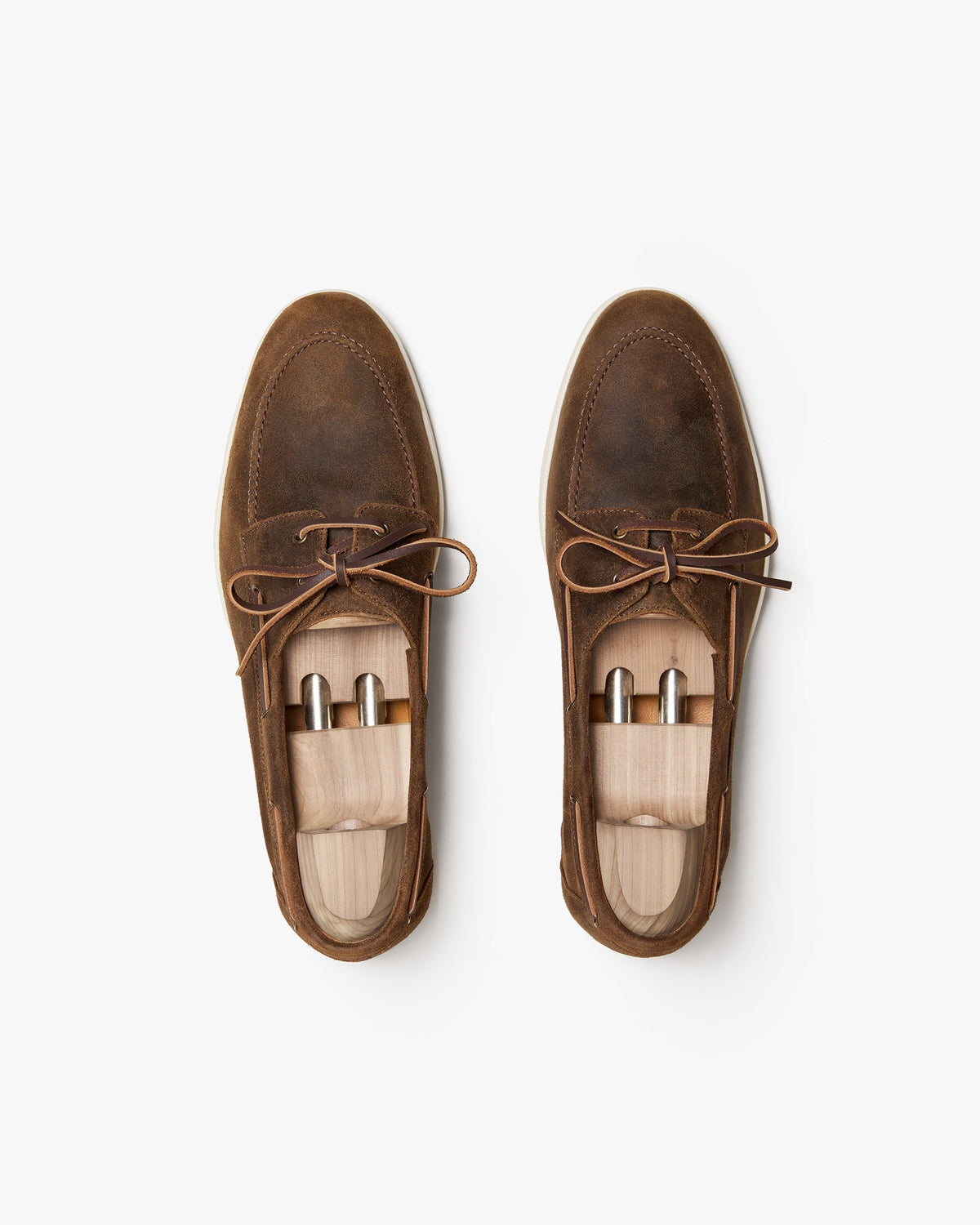 Harbor Boat Shoe – Chestnut Waxed Suede